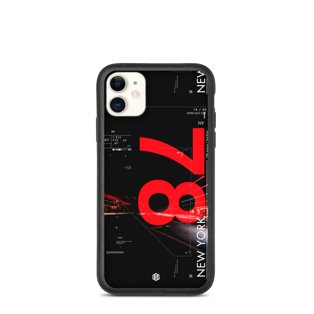 New York 78 Biodegradable iPhone Case