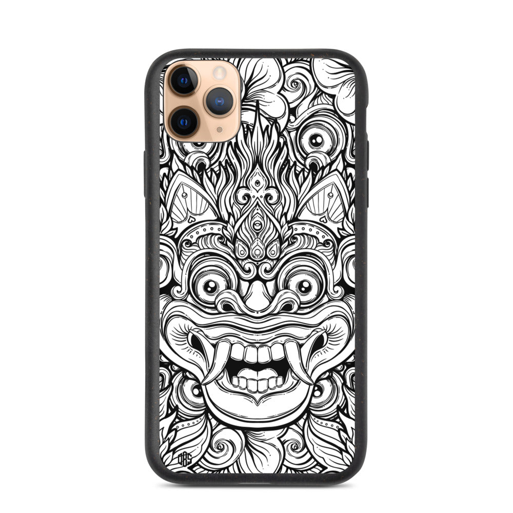 Bali Barong Mask Biodegradable iPhone Case