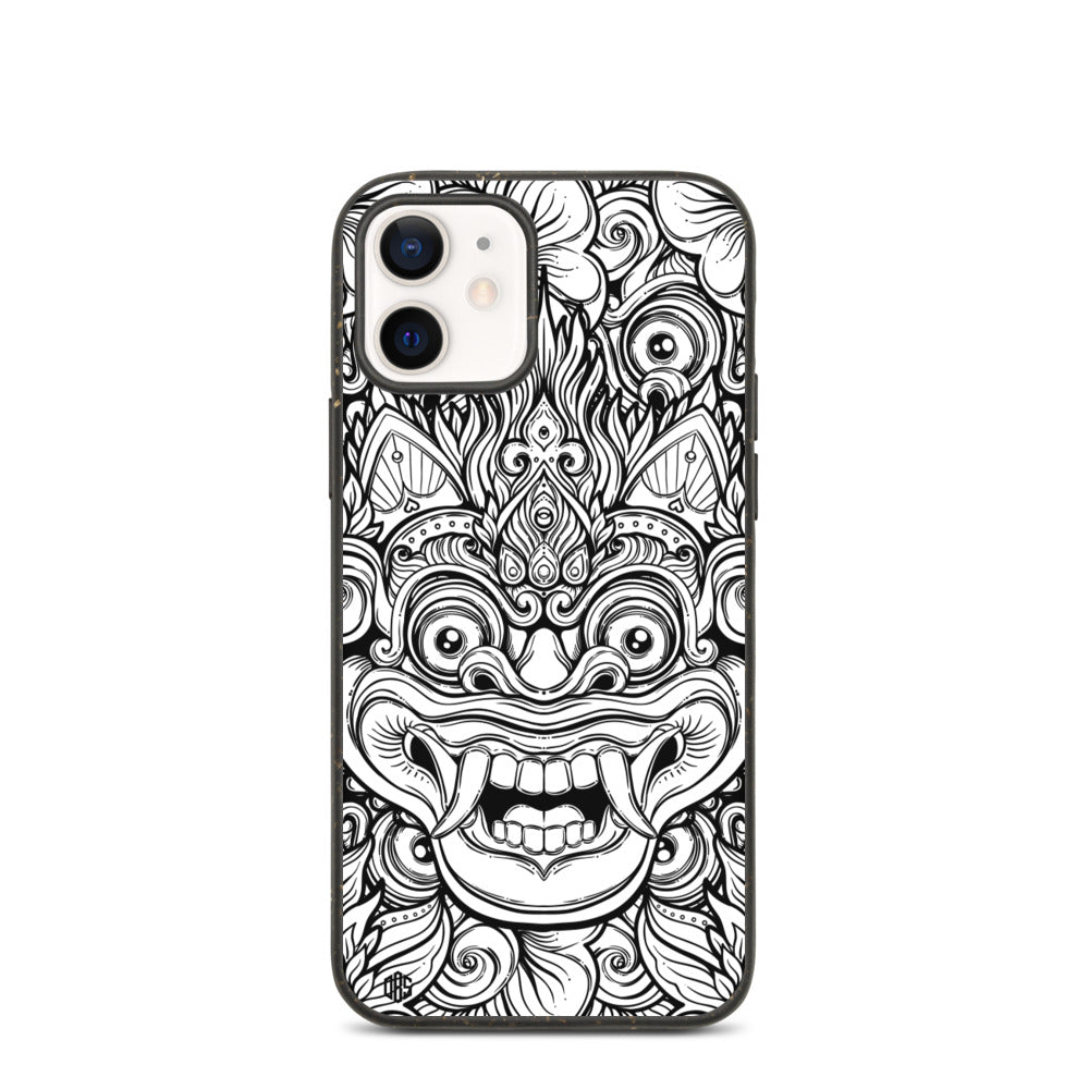 Bali Barong Mask Biodegradable iPhone Case