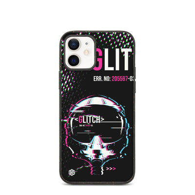 Glitched Reality v1 Biodegradable iPhone Case