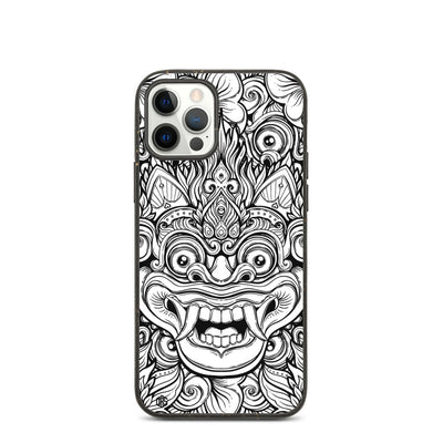 Bali Barong Mask Biodegradable iPhone Case