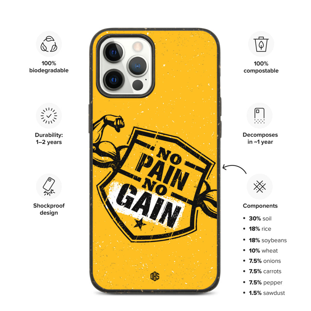 No Pain No Gain  iPhone Case