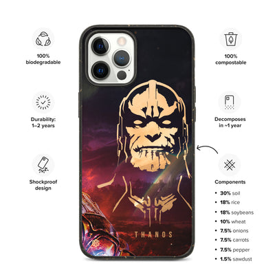 Thanos Face Biodegradable iPhone Case