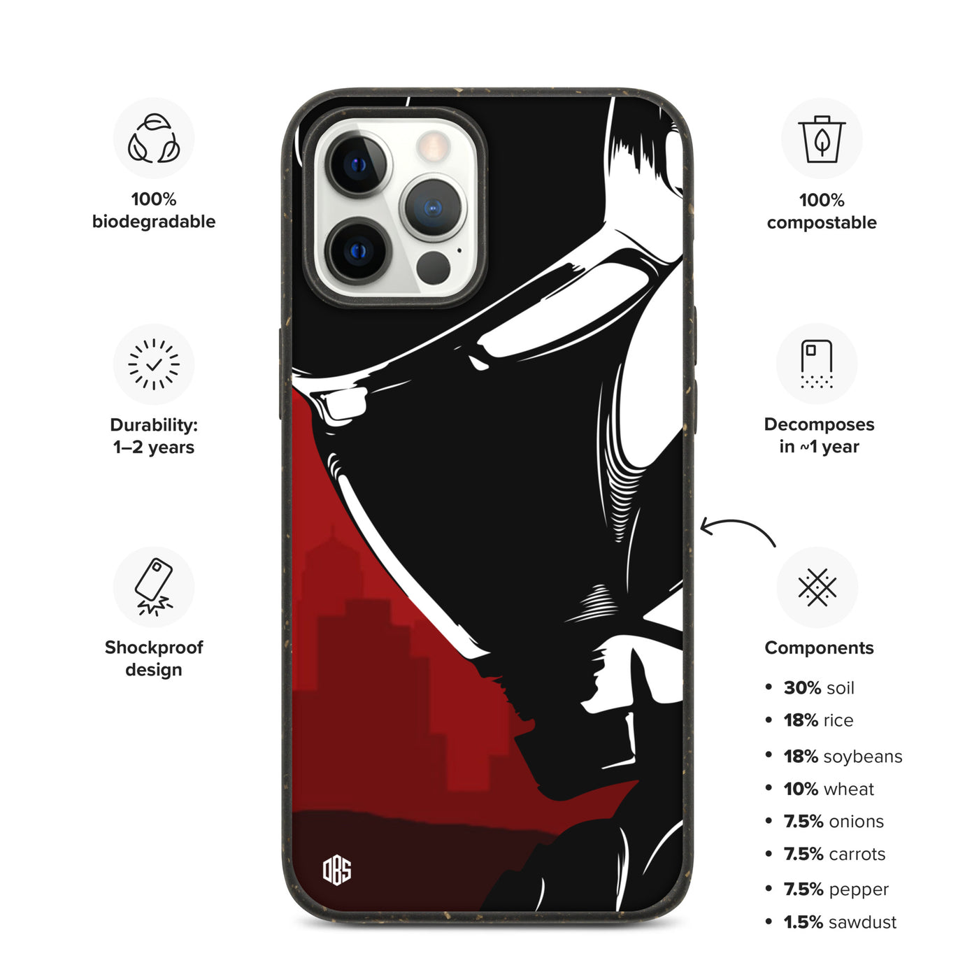 Iron Man Biodegradable iPhone Case