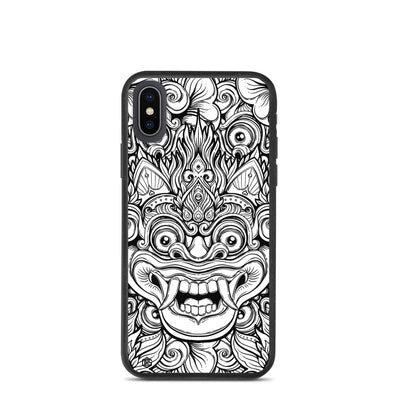 Bali Barong Mask Biodegradable iPhone Case