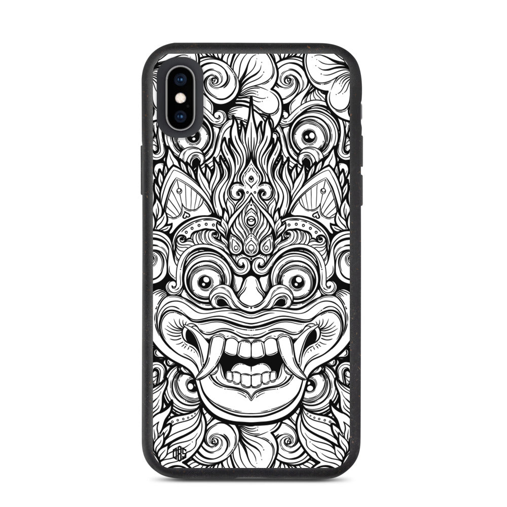 Bali Barong Mask Biodegradable iPhone Case