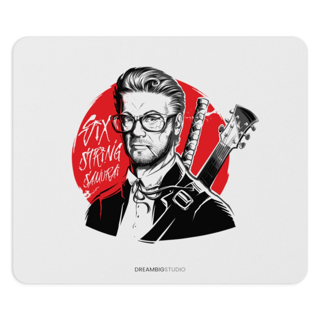 Six String Samurai White Mousepad