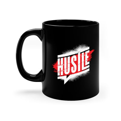 Hustle 11oz Black Mug