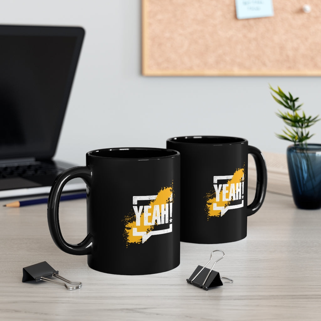 Yeah 11oz Black Mug