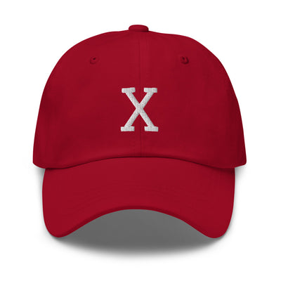 Unisex Hat (Letter "X" Template)