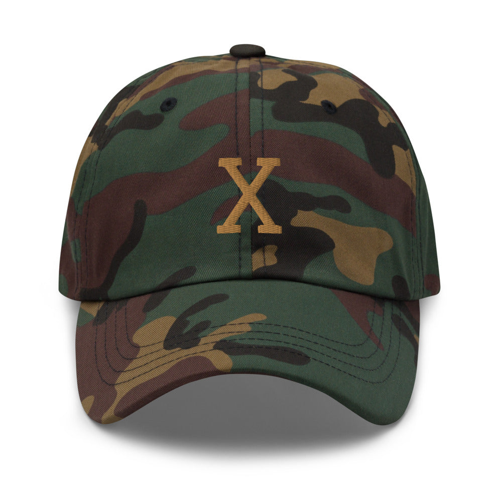 Unisex Hat (Letter "X" Template)