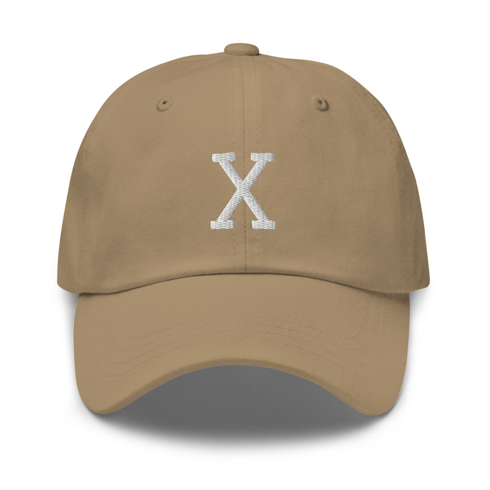 Unisex Hat (Letter "X" Template)