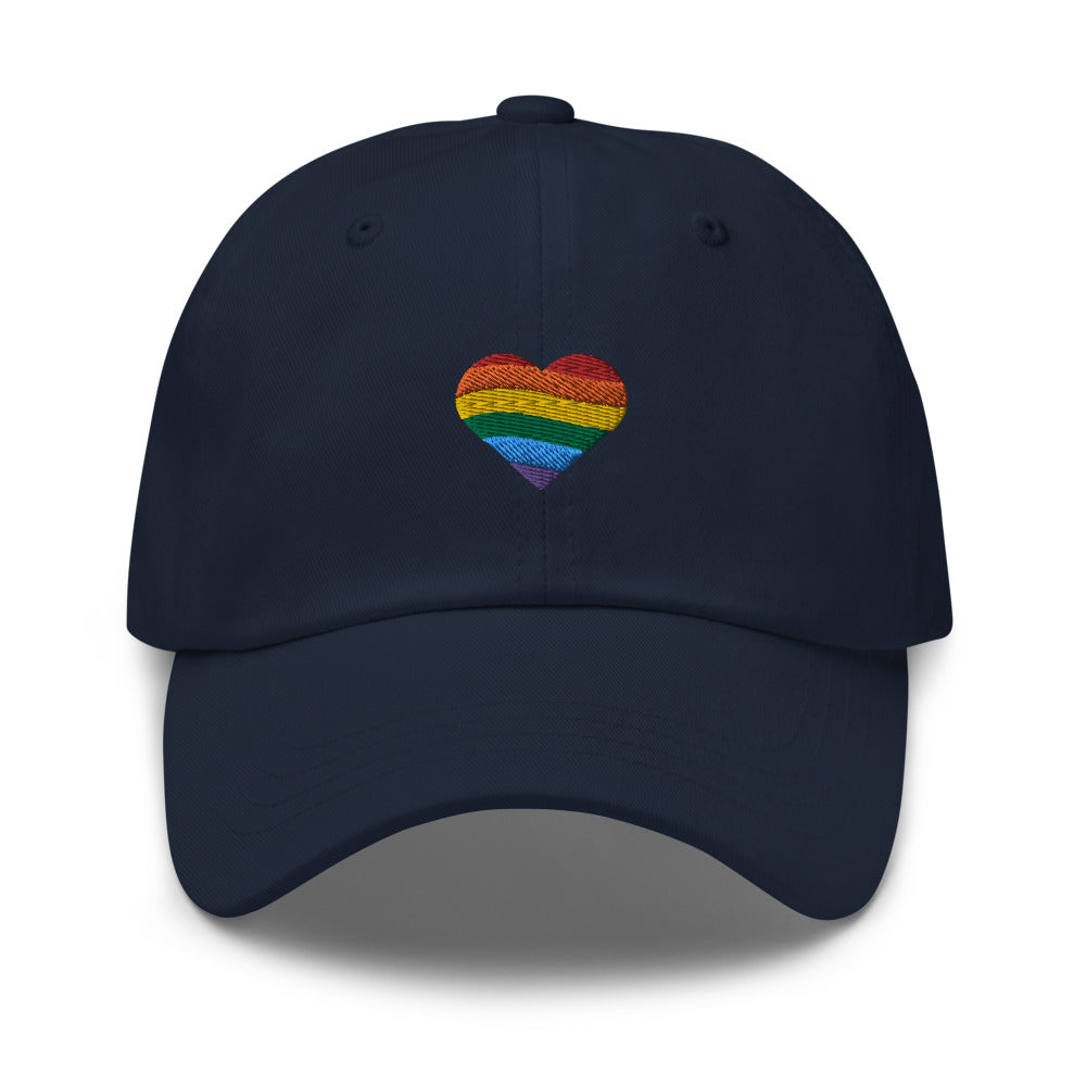 Rainbow Heart Unisex Hat