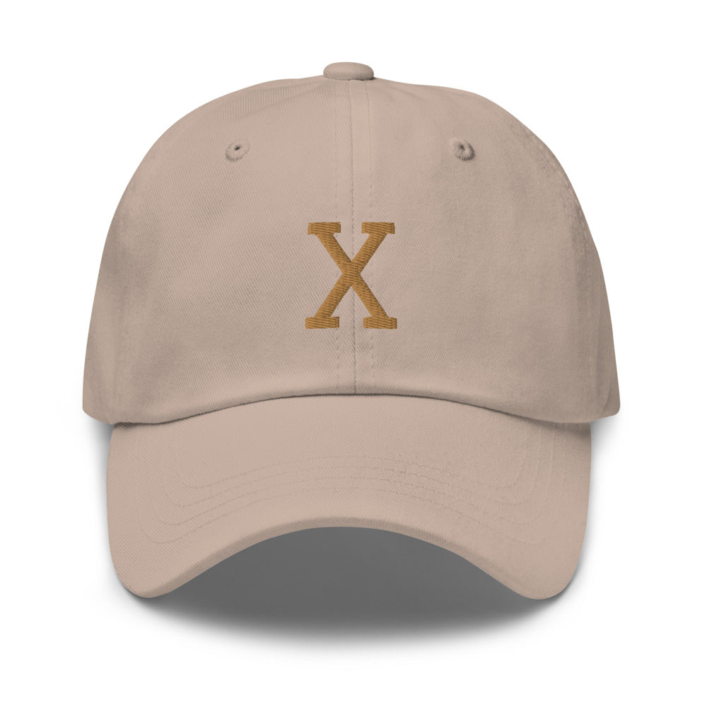 Unisex Hat (Letter "X" Template)