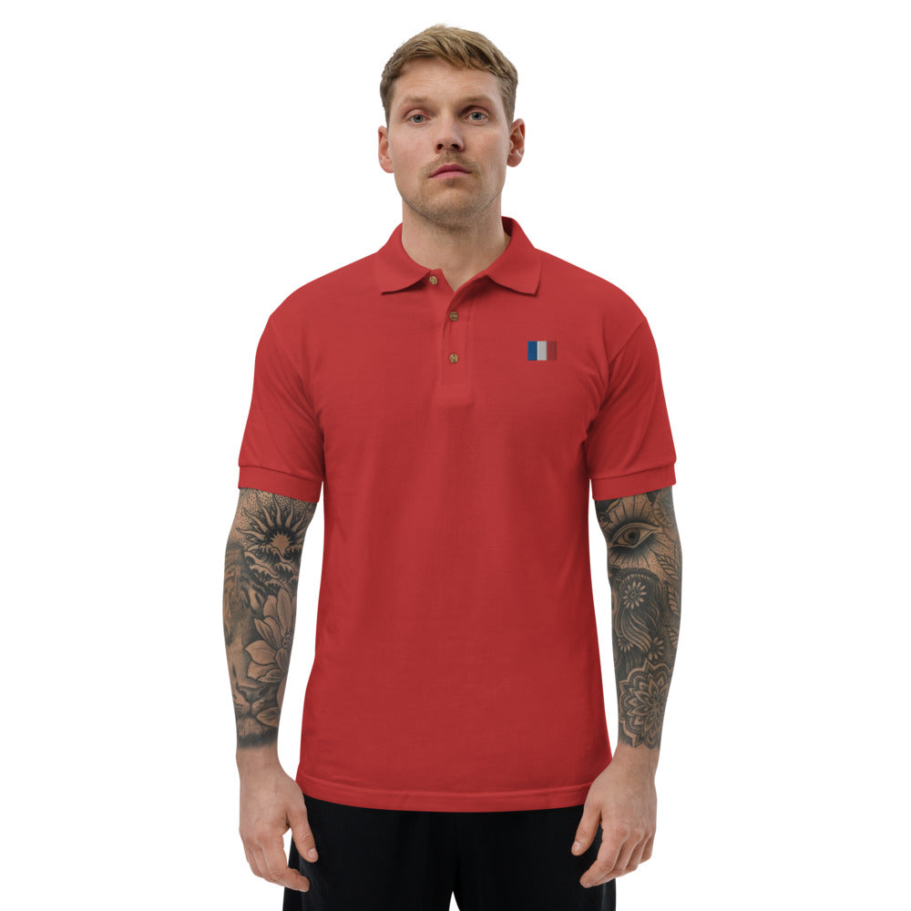 France Embroidered Polo Shirt