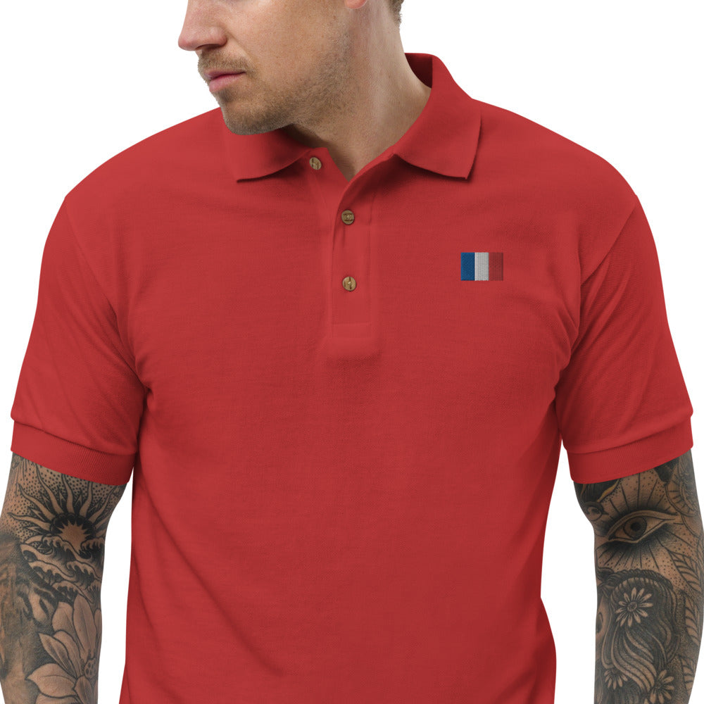 France Embroidered Polo Shirt