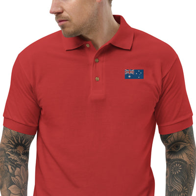 Australia Embroidered Polo Shirt