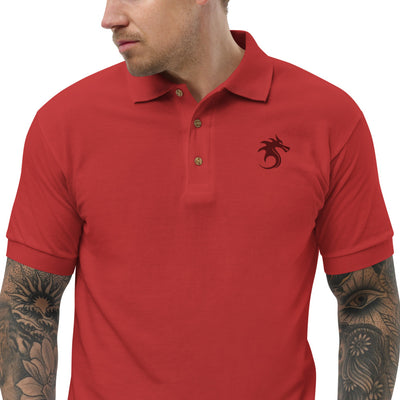 Dragon Embroidered Polo Shirt