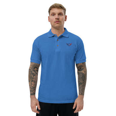 Falcon Wing Embroidered Polo Shirt