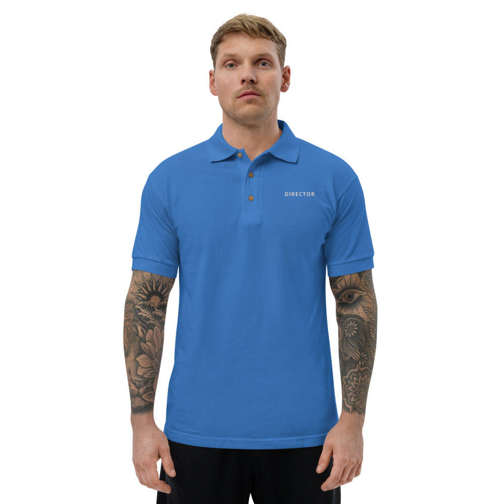 Director Embroidered Polo Shirt