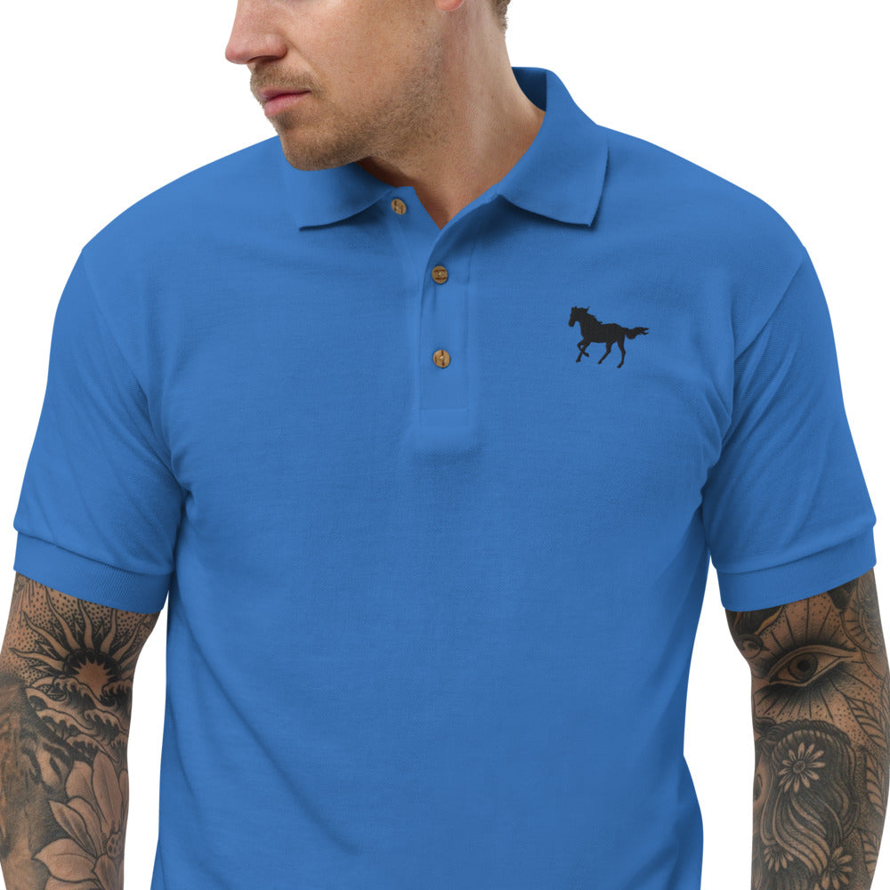 Mustang Embroidered Polo Shirt