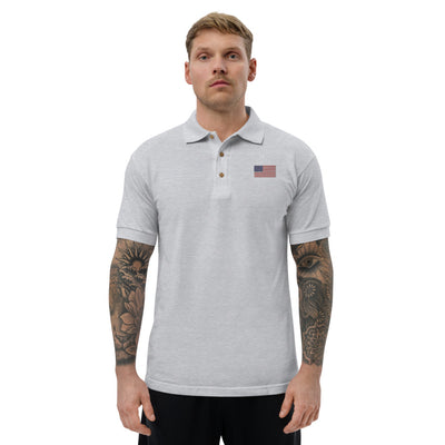 USA Embroidered Polo Shirt