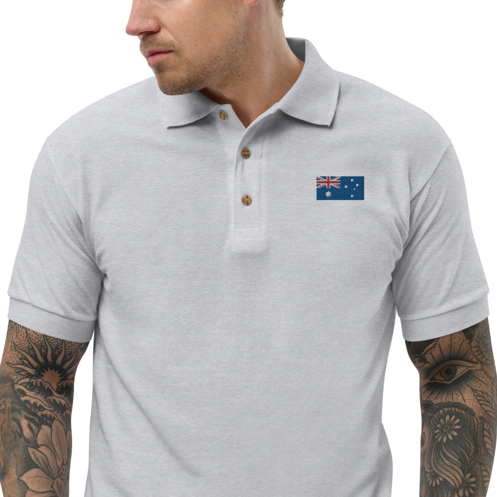 Australia Embroidered Polo Shirt