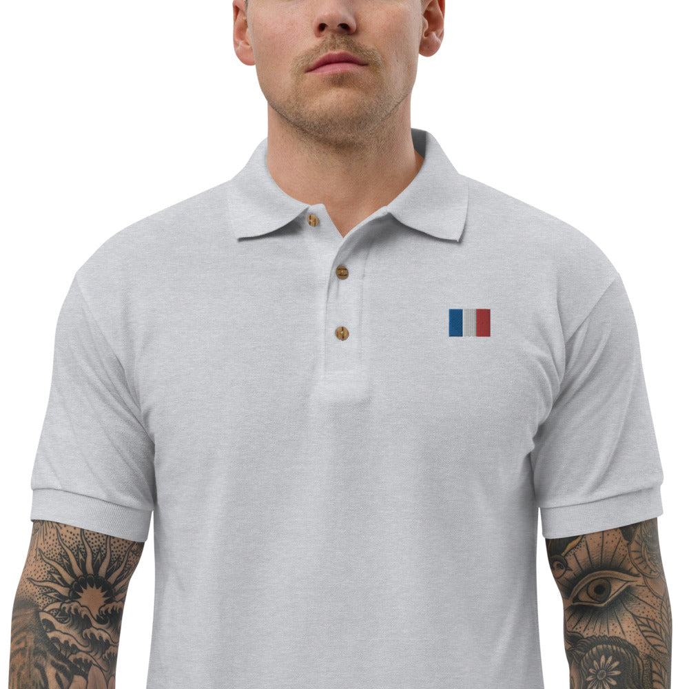 France Embroidered Polo Shirt