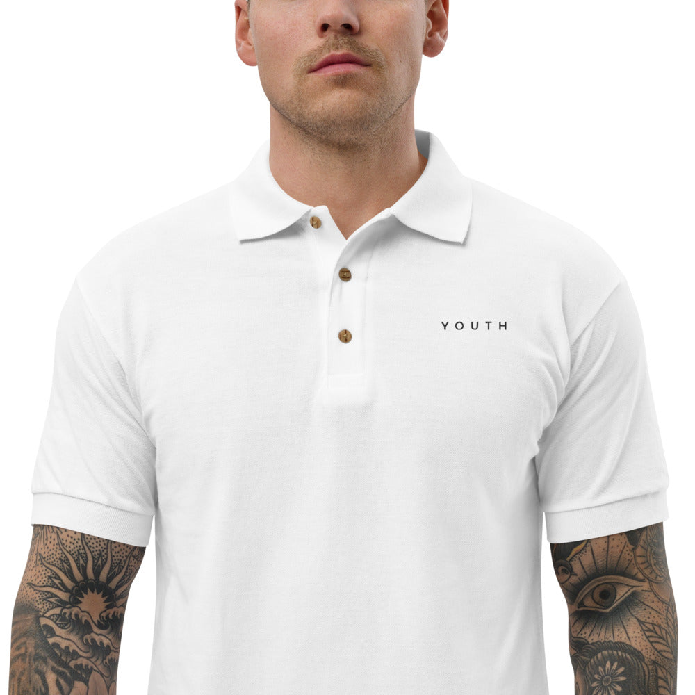 Youth Light Embroidered Polo Shirt