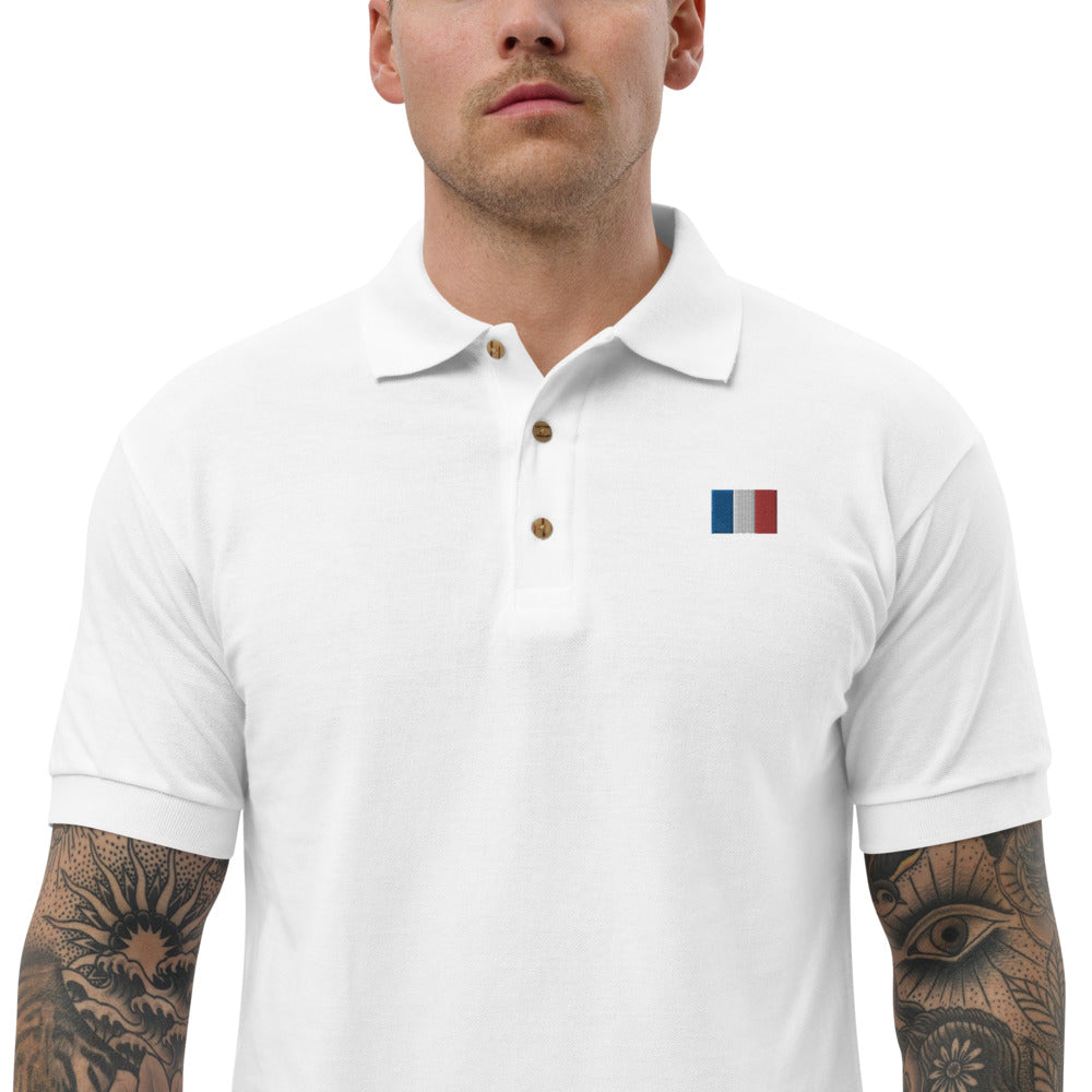 France Embroidered Polo Shirt