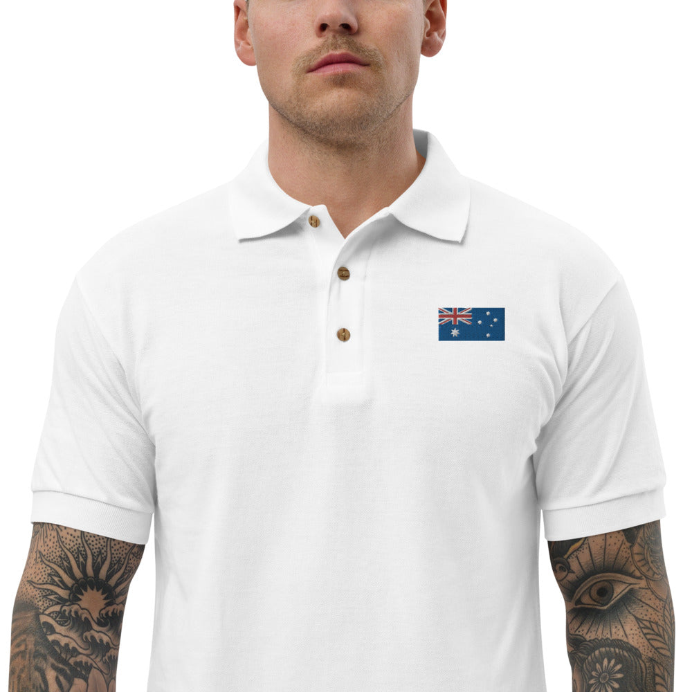 Australia Embroidered Polo Shirt