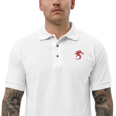 Dragon Embroidered Polo Shirt