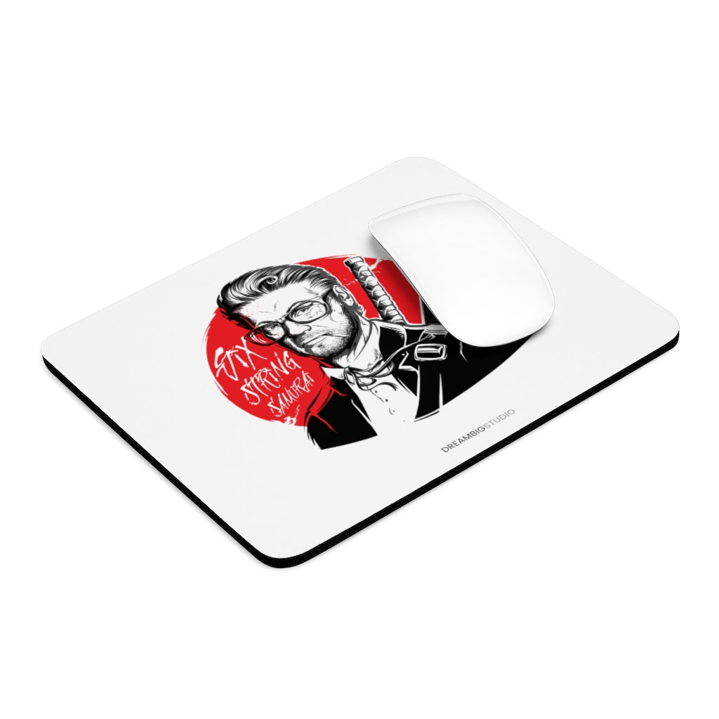 Six String Samurai White Mousepad