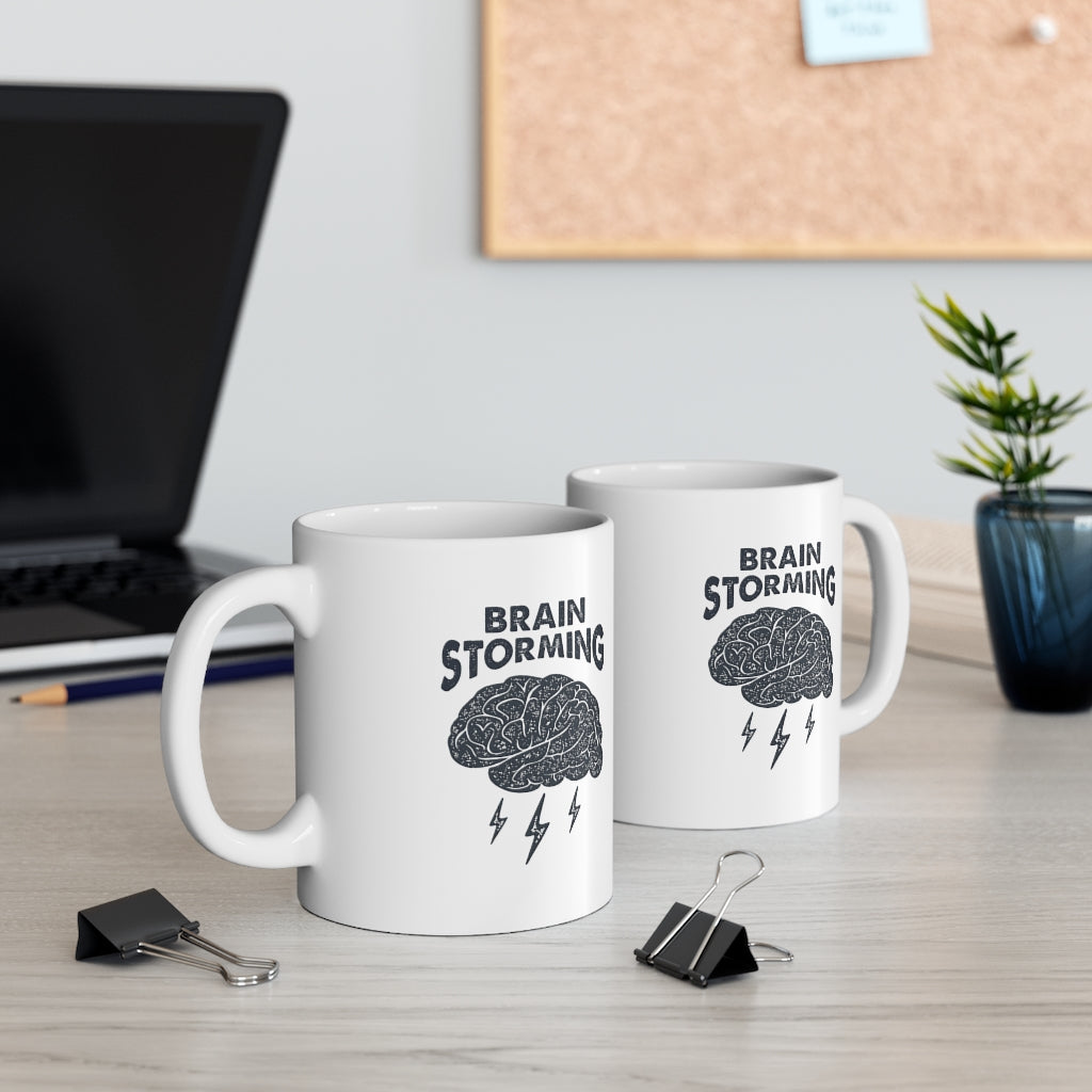 Brain Storming 11oz White Mug