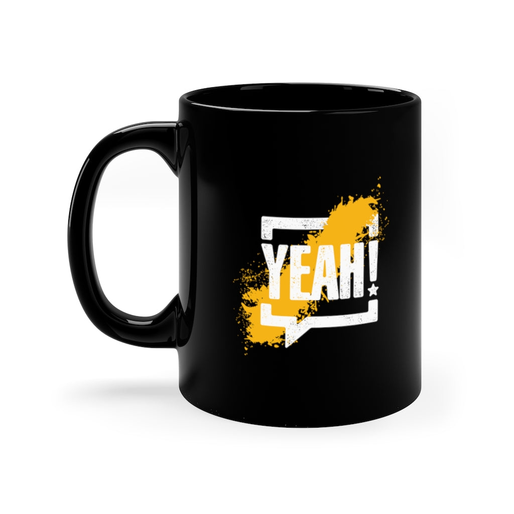 Yeah 11oz Black Mug