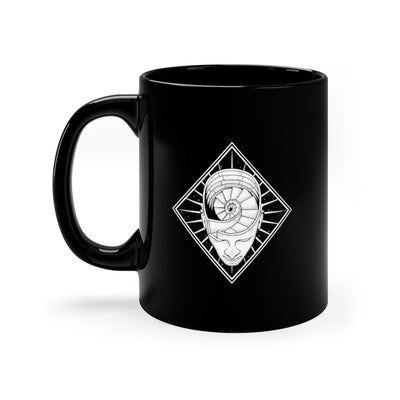 Mindfulness 11oz Black Mug