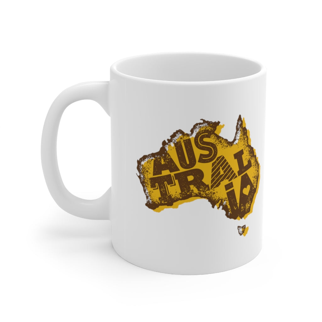 Australia 11oz White Mug