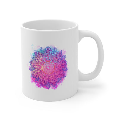 Mandala 11oz White Mug