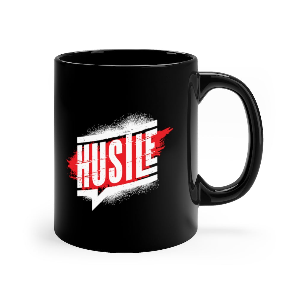 Hustle 11oz Black Mug