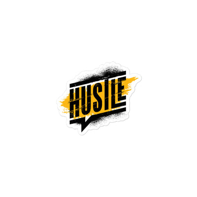 Hustle Bubble-free Stickers