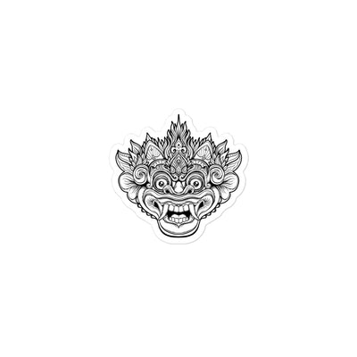 Bali Barong Mask Bubble-free Stickers