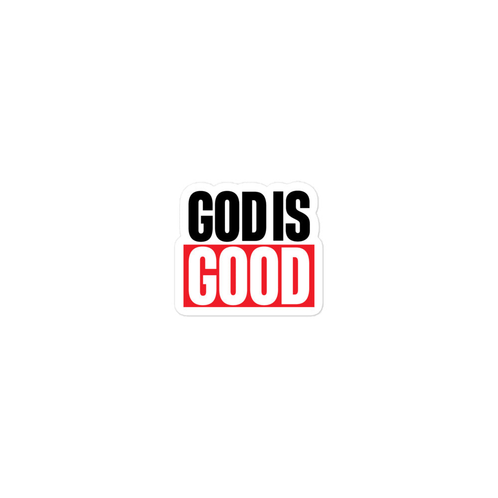 God is Good Bubble-free Stickers