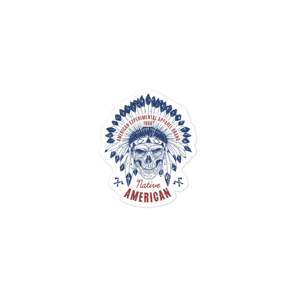 Native American Bubble-free Stickers