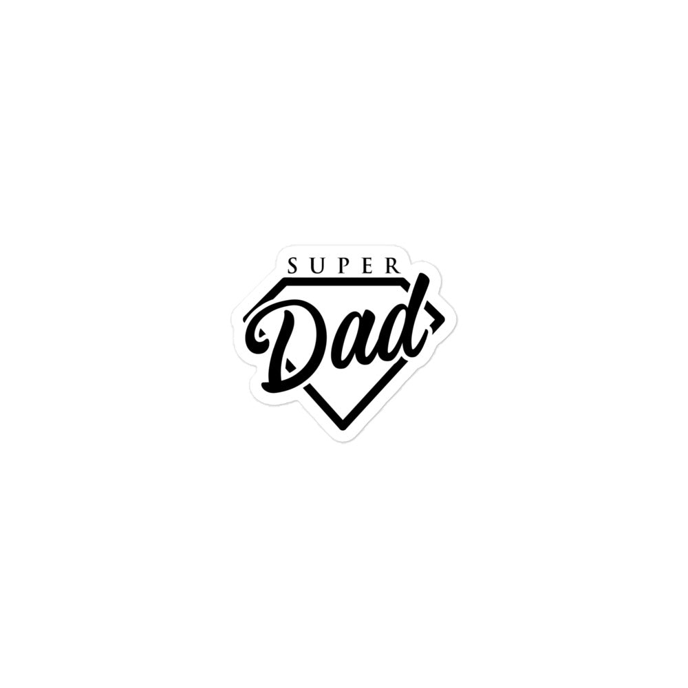 Super Dad Bubble-free Stickers