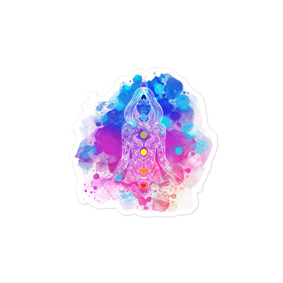 Seven Chakra Tapestry Bubble-free Stickers