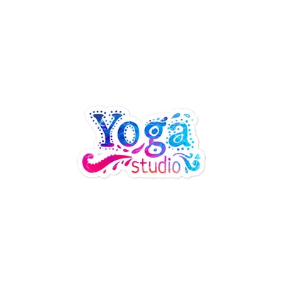 Yoga Studio Bubble-free Stickers