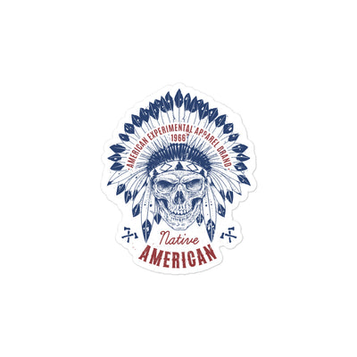 Native American Bubble-free Stickers