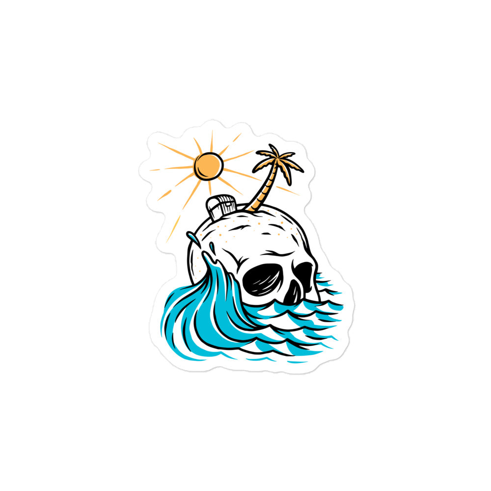 Skull Island Bubble-free Stickers