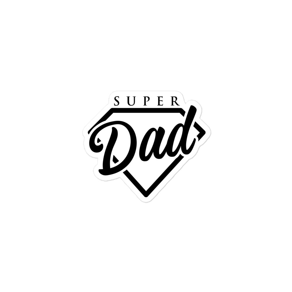 Super Dad Bubble-free Stickers