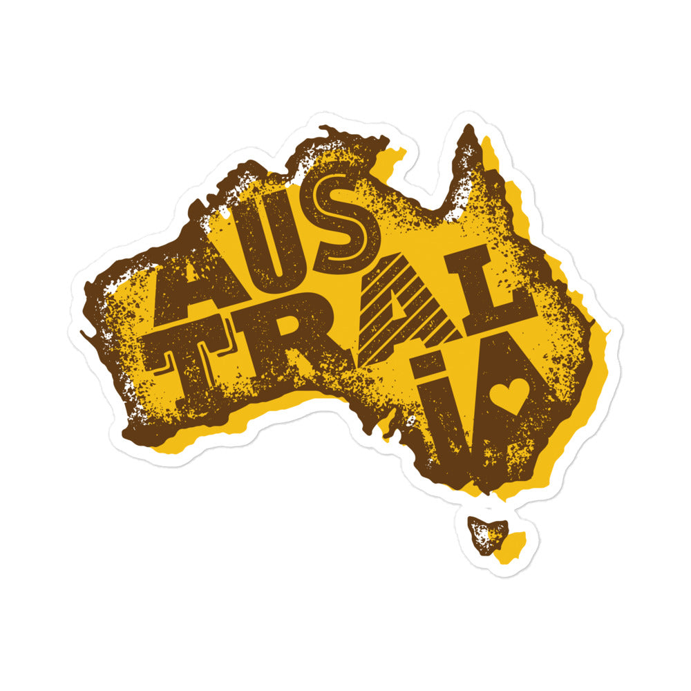 Australia Bubble-free Stickers